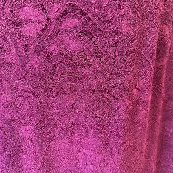 Connected Woman Purple Plus 22W Overlay Cape Dress Formal Mother of Bride - Picture 6 of 10